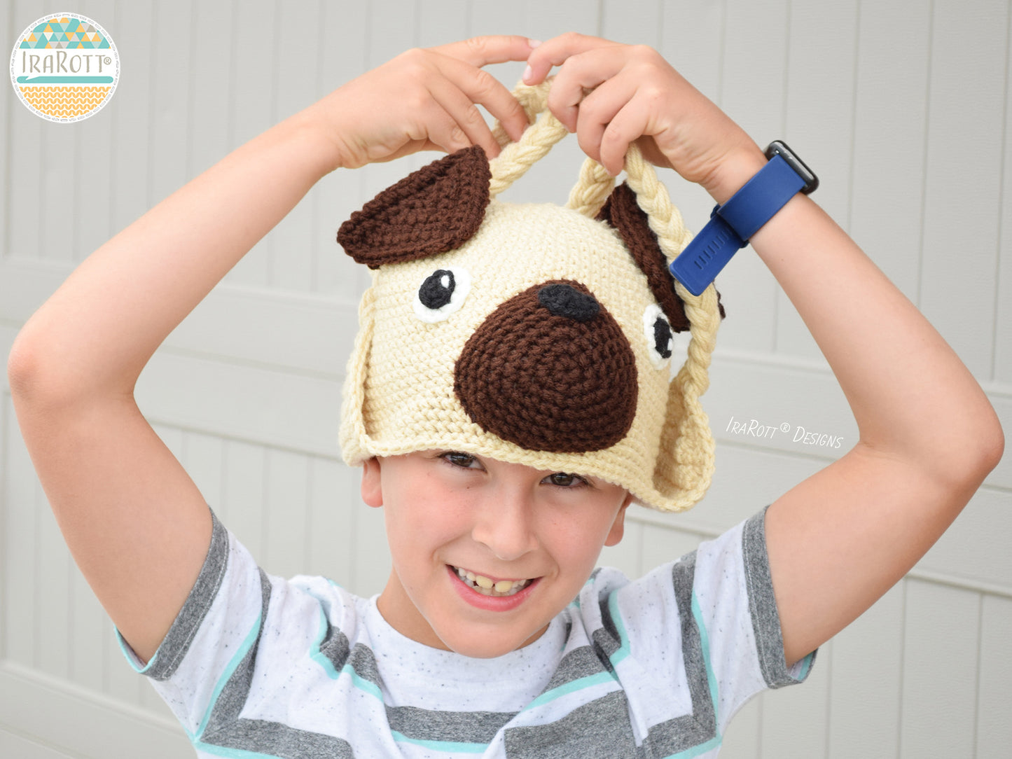 The Pugfect Pug Dog Hat Crochet Pattern