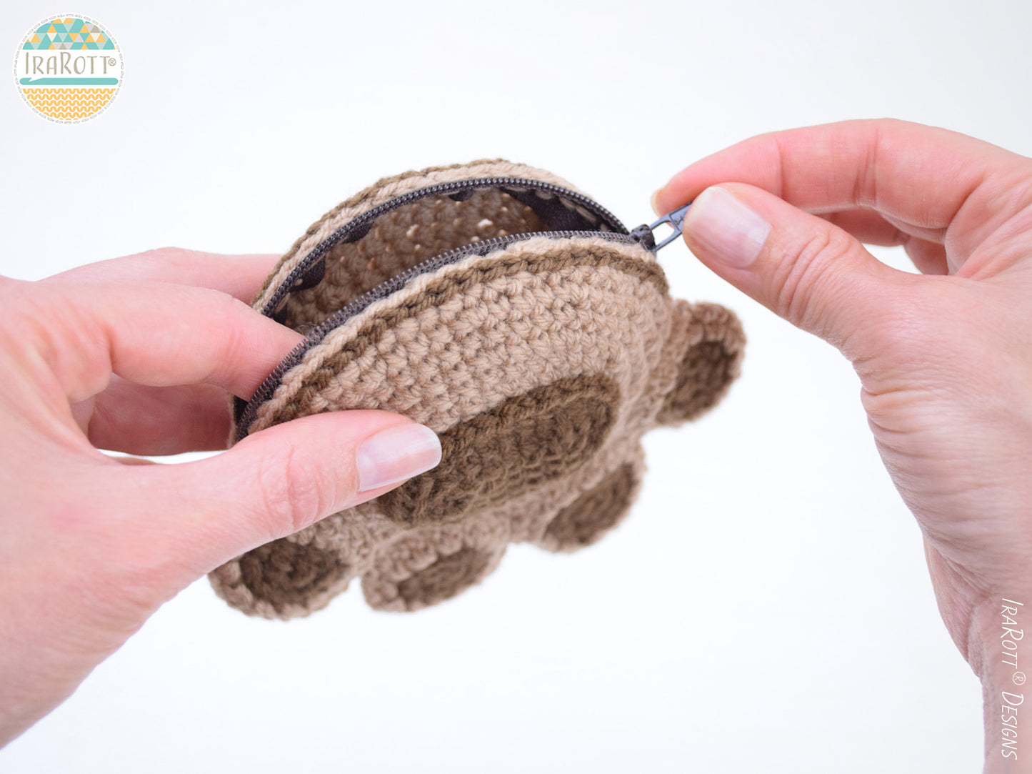 Pumpkin The Cat Paw Coin Purse Crochet Pattern