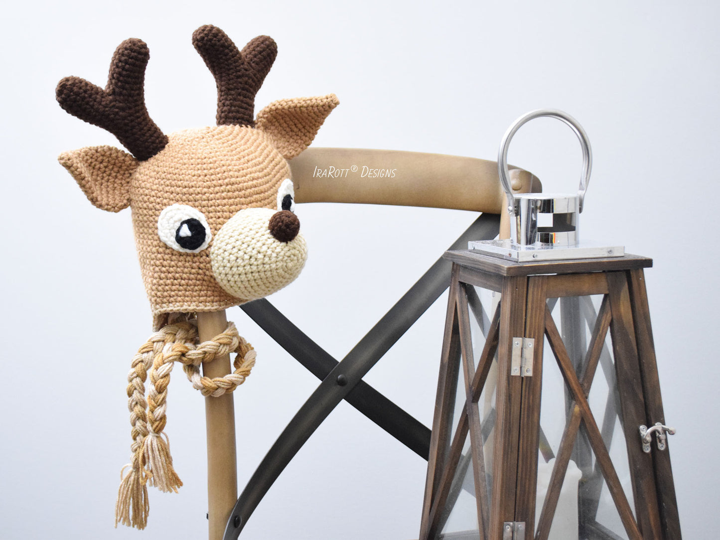 Blizzard the Reindeer Hat Crochet Pattern