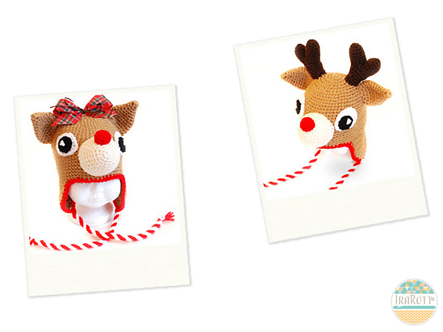 Blizzard the Reindeer Hat Crochet Pattern