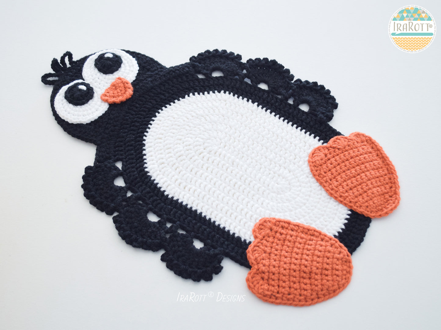 Roma The Happy Penguin Placemat Crochet Pattern