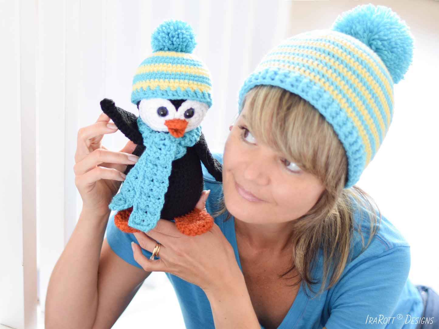 Roma The Happy Penguin Amigurumi And Hat Crochet Pattern