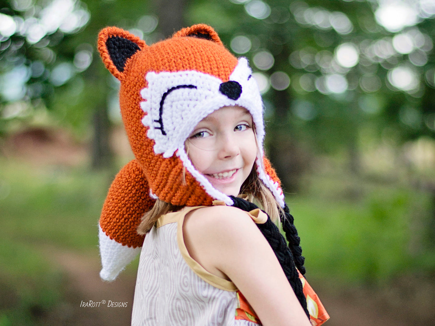 Roxy the Forest Fox Hat Crochet Pattern