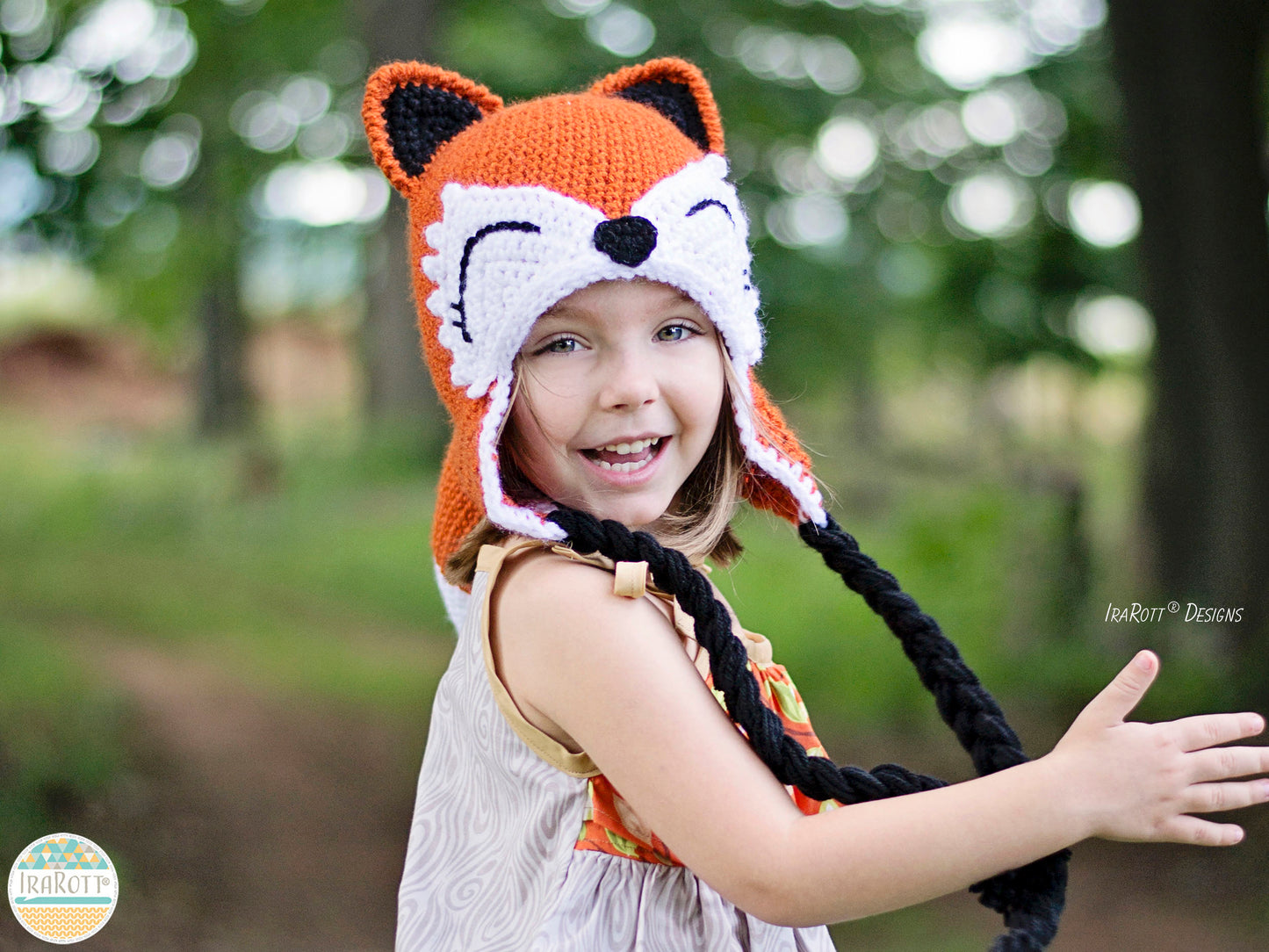 Roxy the Forest Fox Hat Crochet Pattern