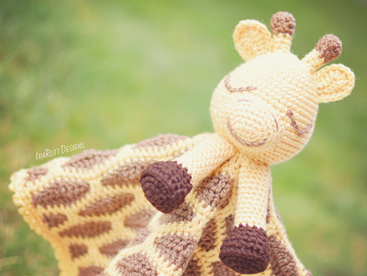 Rusty the Giraffe Lovey Crochet Pattern