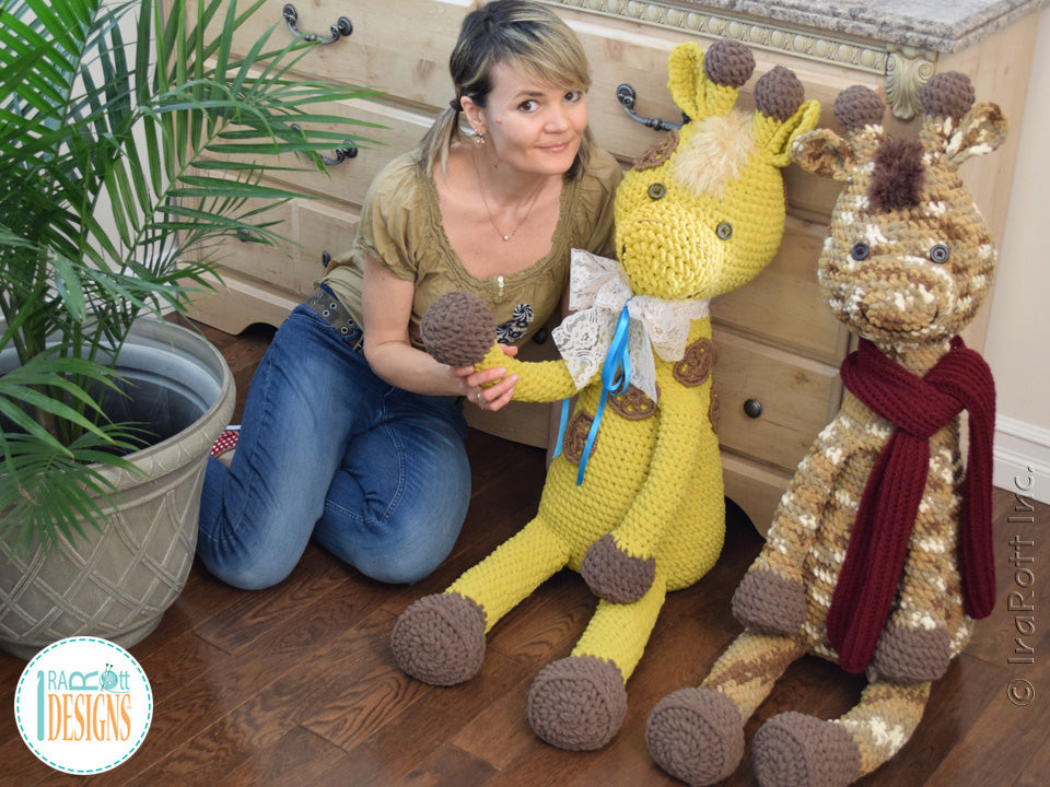 Rusty the Giraffe Big Amigurumi Crochet Pattern