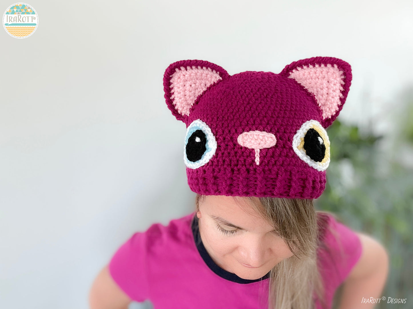 Sassy The Kitty Hat and Scarf Crochet Pattern