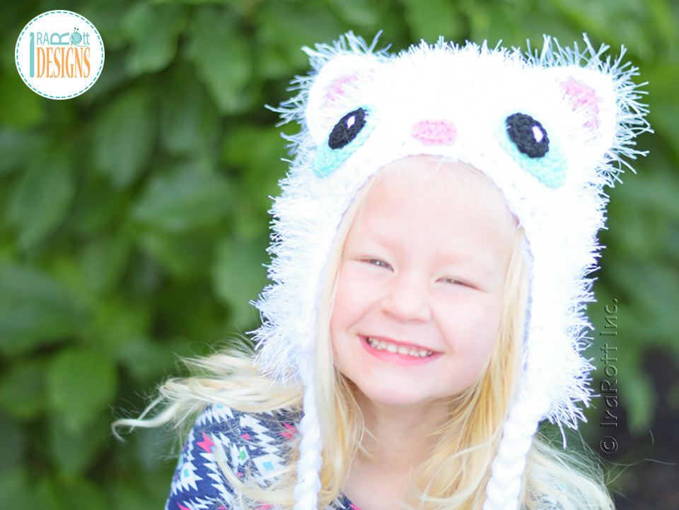 Sassy the Kitty Cat Hat Crochet Pattern