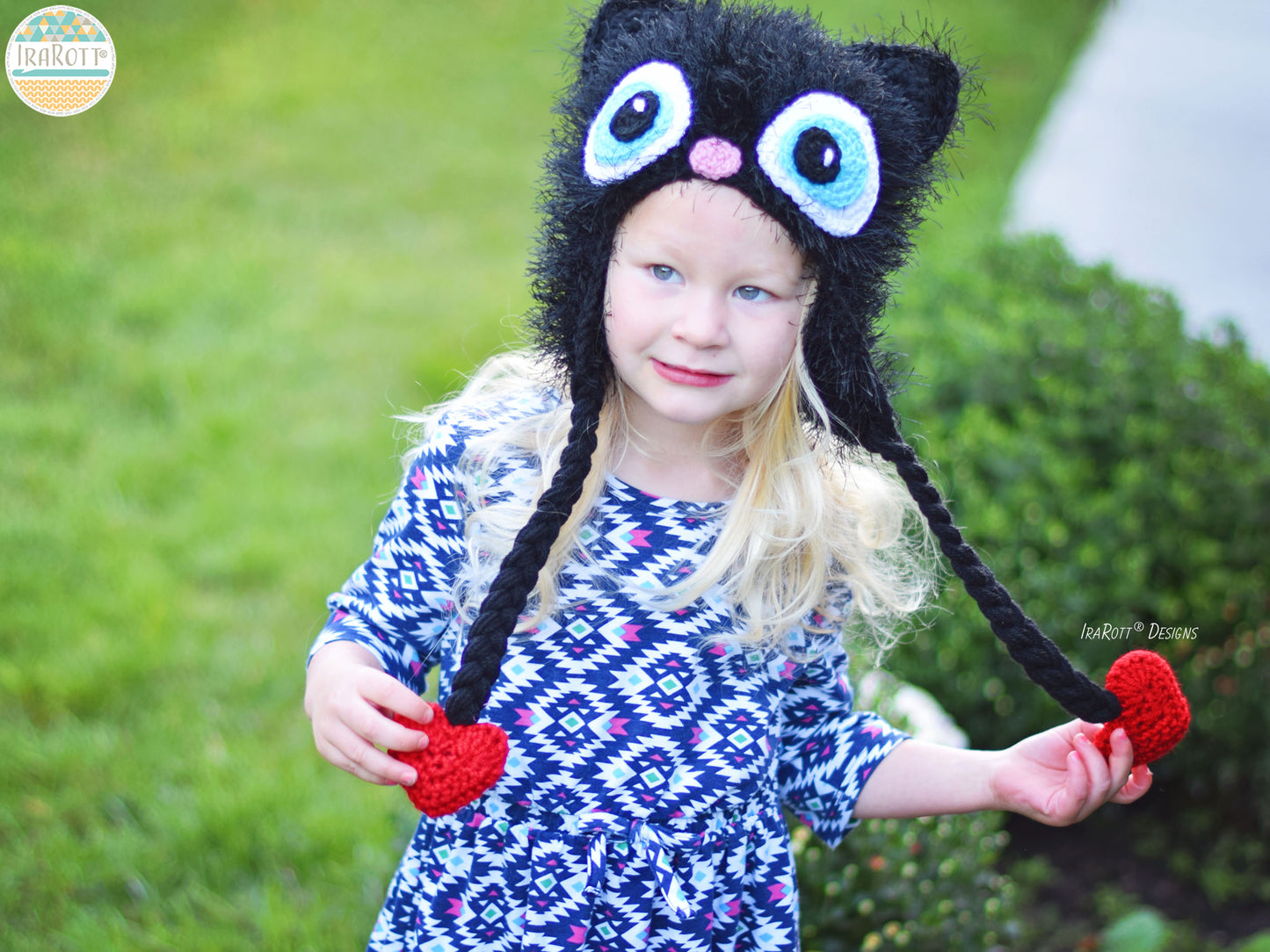 Sassy the Kitty Cat Hat Crochet Pattern