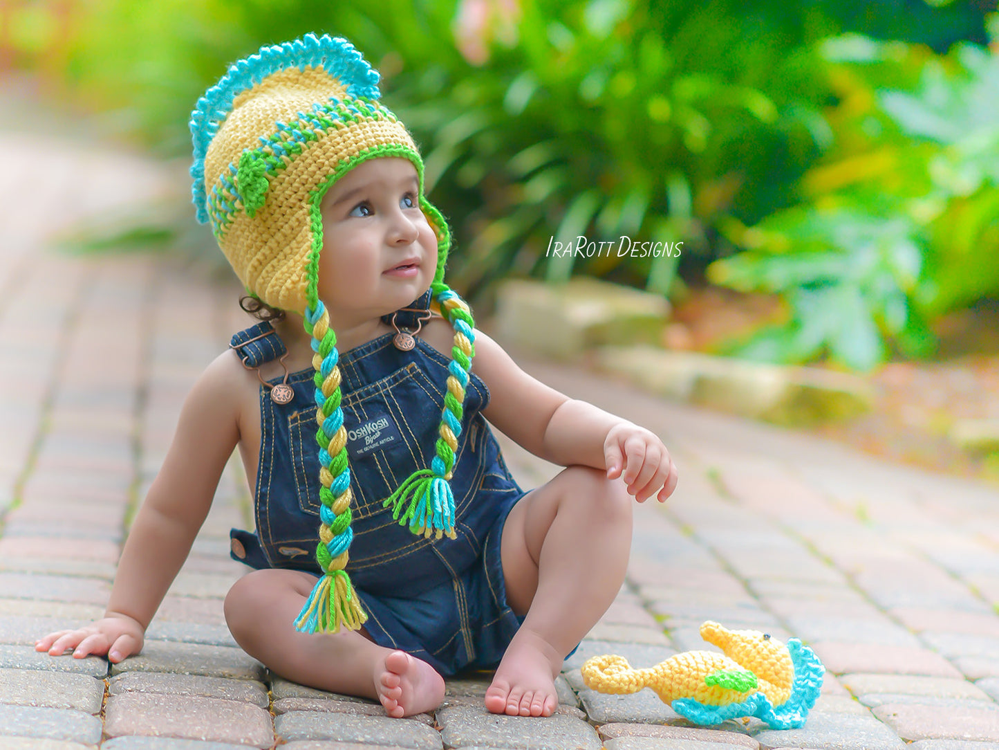 Sea Biscuit the Seahorse Hat and Toy Crochet Pattern