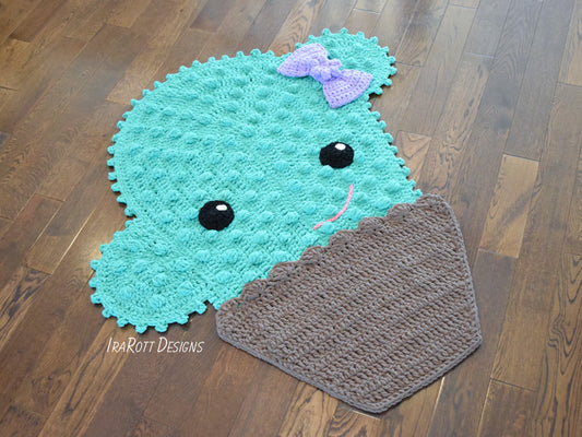 Snuggles The Cactus Rug Crochet Pattern