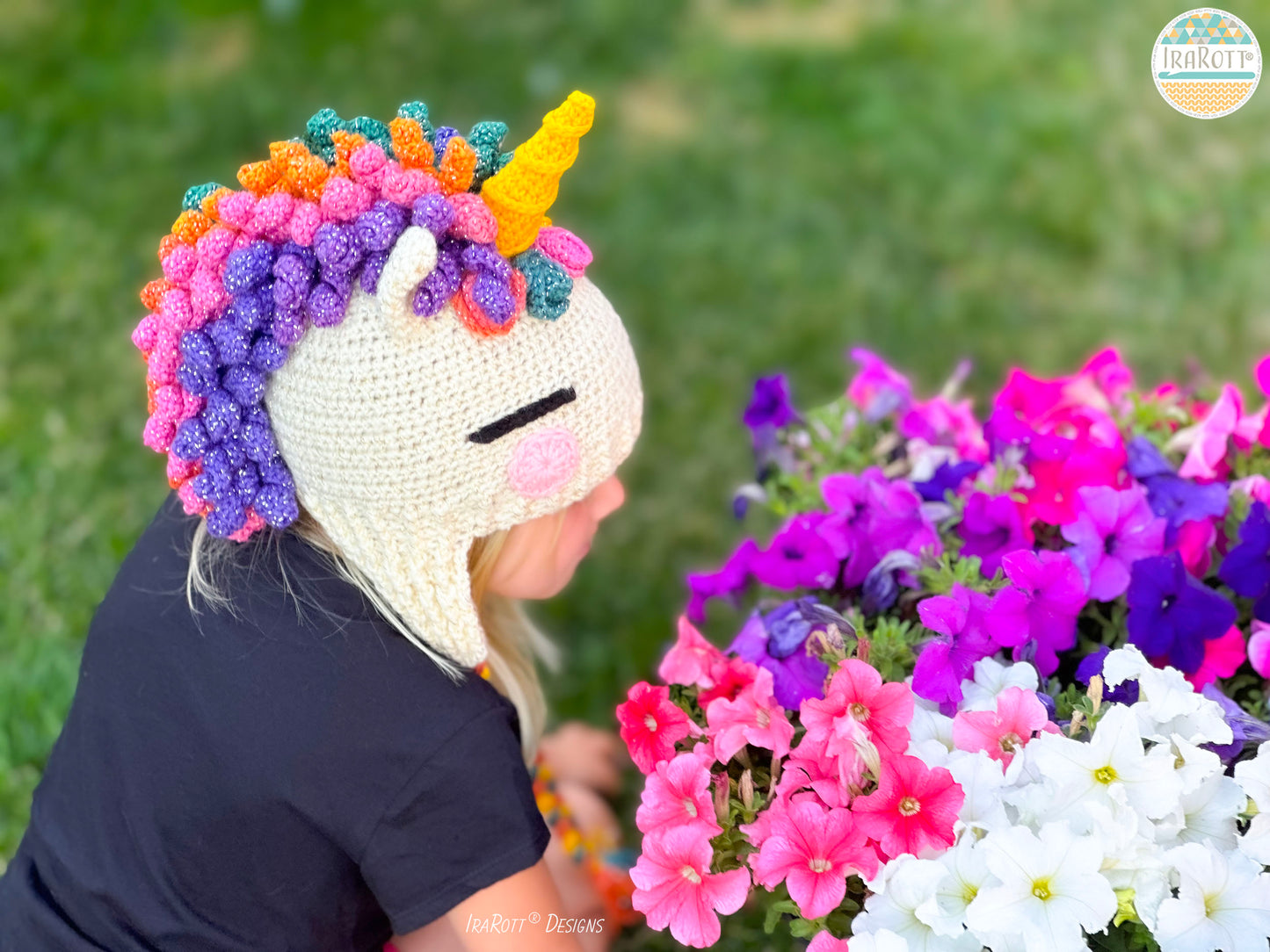 Sophia The Magical Unicorn Hat Crochet Pattern