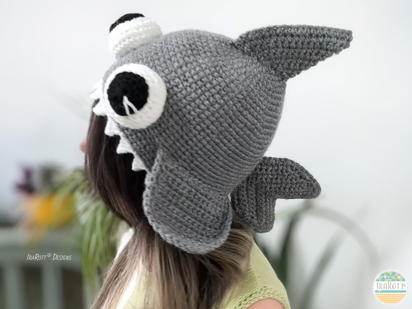 Spike the Shark Hat Crochet Pattern