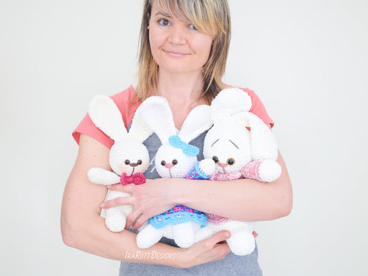 Sunny The Chubby Little Easter Bunny Amigurumi Crochet Pattern