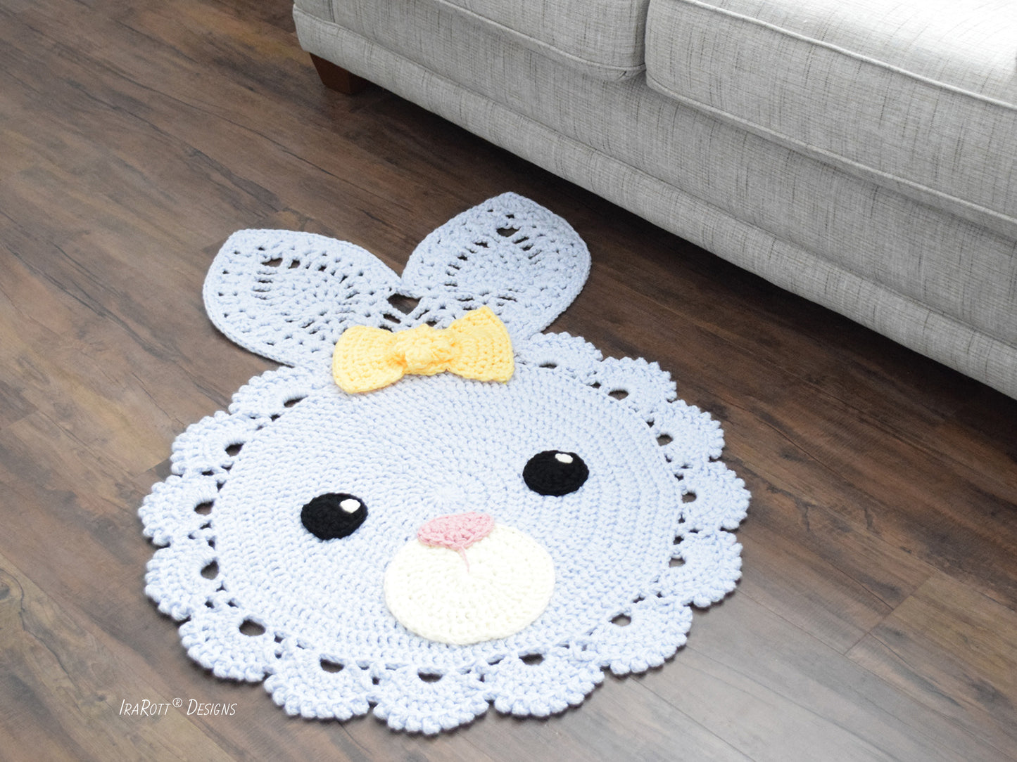 Sunny The Playful Bunny Rug Crochet Pattern