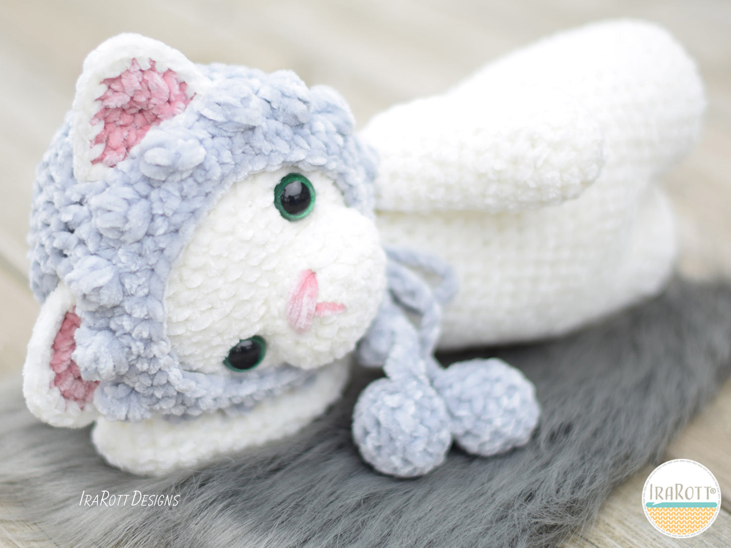 Sassy The Chubby Little Kitty Amigurumi Crochet Pattern