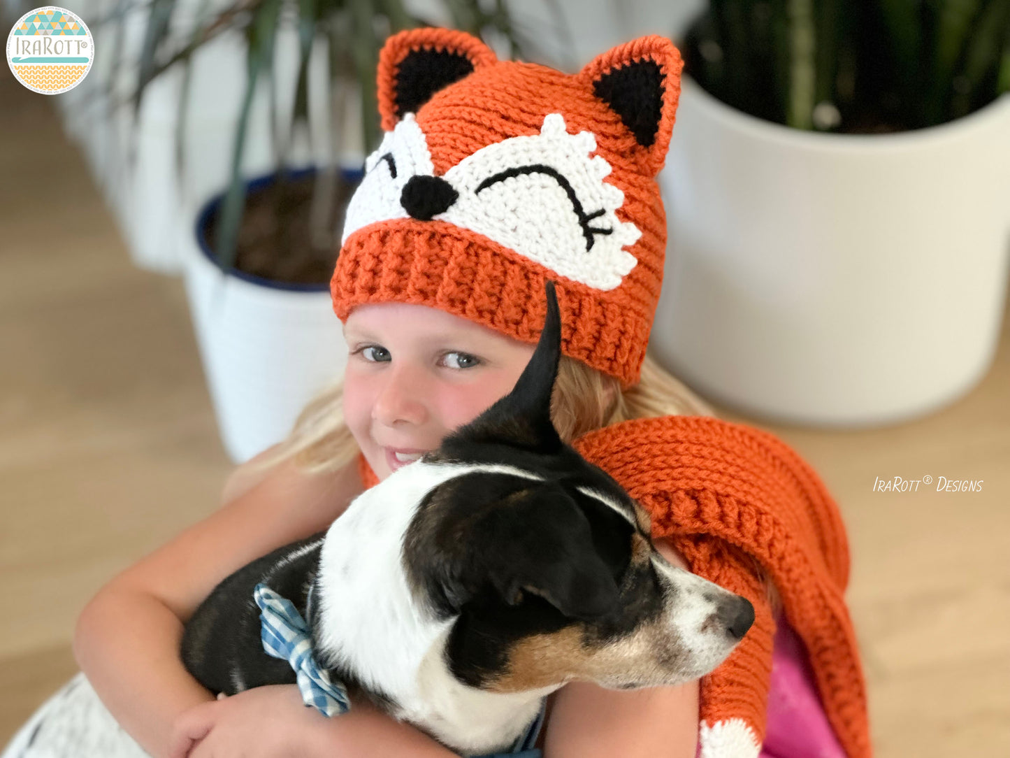 The Artful Fox Hat and Scarf Crochet Pattern