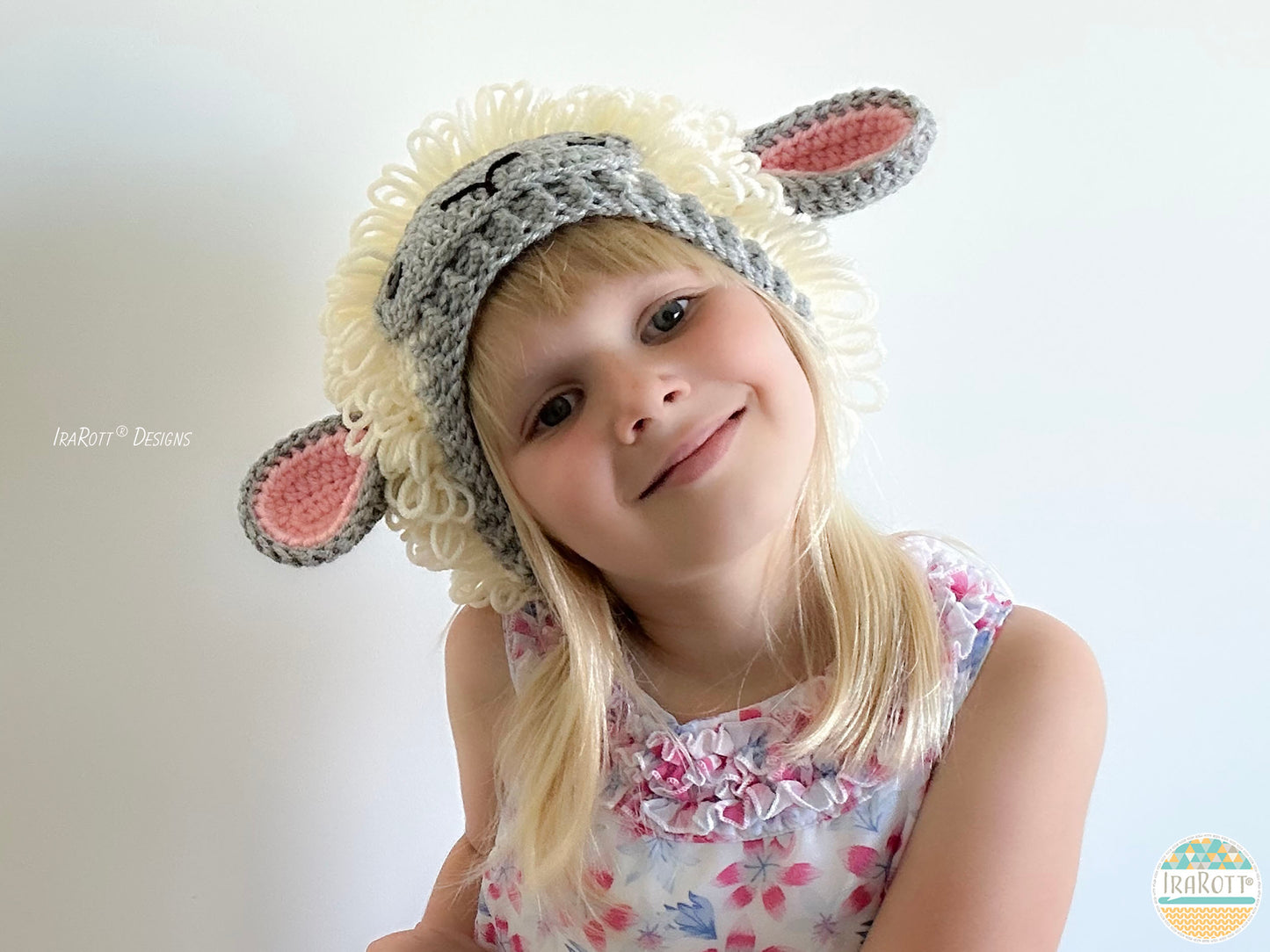 The Happy Woolly Sheep Hat Crochet Pattern