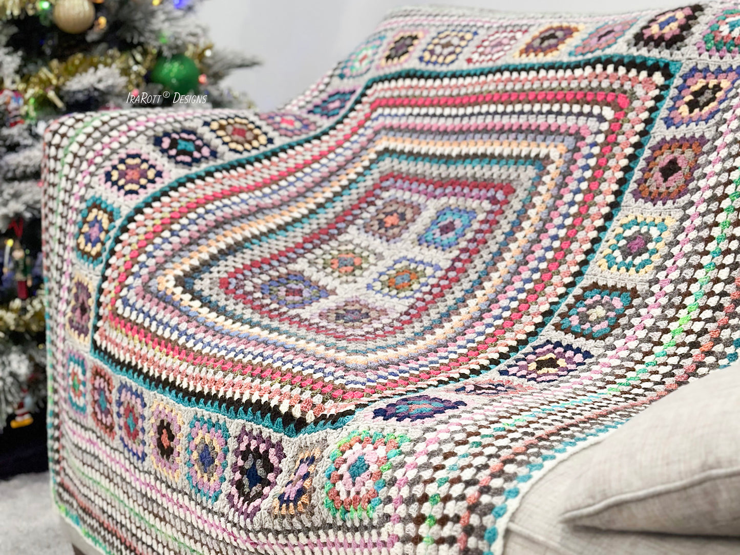 The Woolly Stash Buster Blanket Crochet Pattern