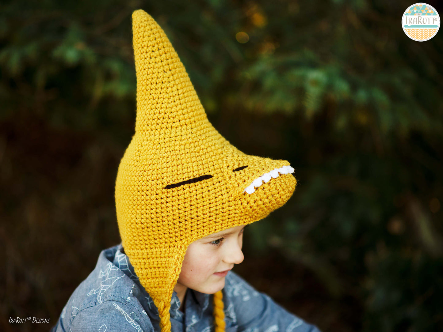 The Pterrific Pterodactyl Pterosaur Hat Crochet Pattern