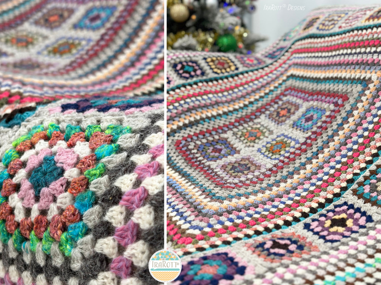 The Woolly Stash Buster Blanket Crochet Pattern