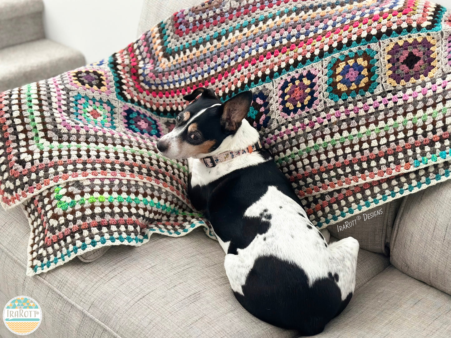The Woolly Stash Buster Blanket Crochet Pattern