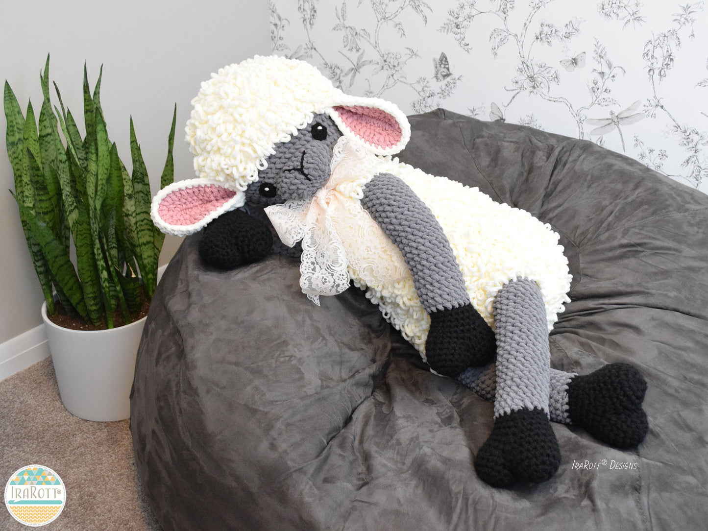 The Woolly Sheep Big Amigurumi Crochet Pattern