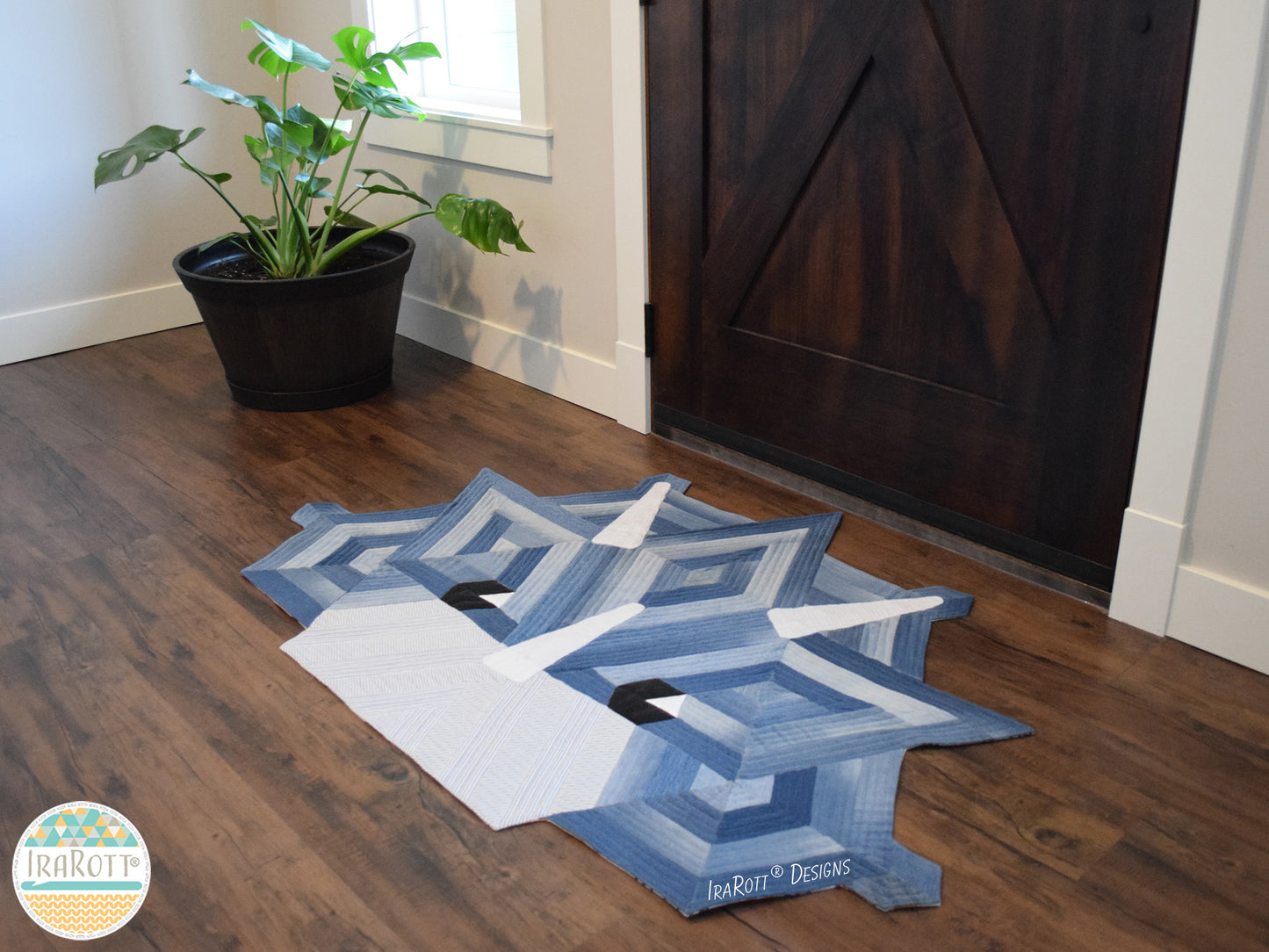 Tops The Triceratops Jelly Roll Rug Quilting Pattern