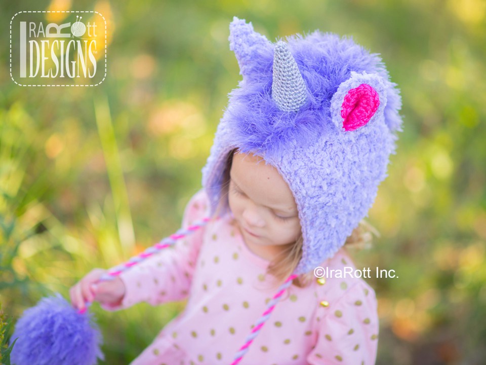 Stardust the Unicorn Bonnet Crochet Pattern