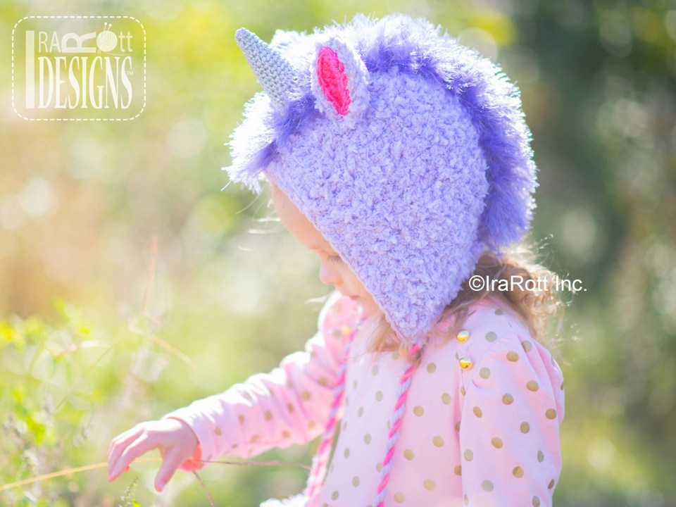 Stardust the Unicorn Bonnet Crochet Pattern