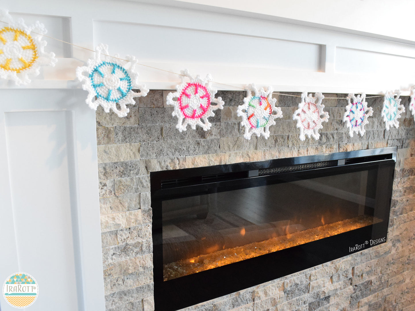 Festive Snowflake Coaster Crochet Pattern