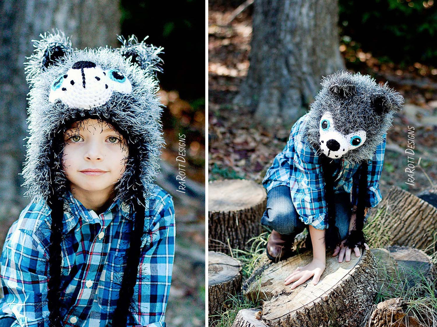 Raff The Furry Wolf Hat Crochet Pattern