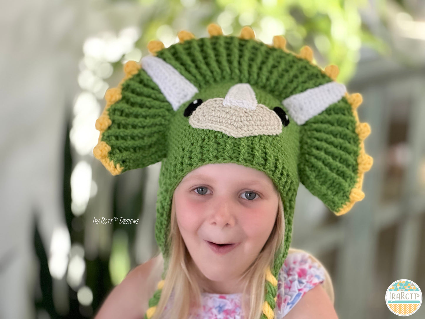 Zingy Dinosaur Hat Crochet Pattern