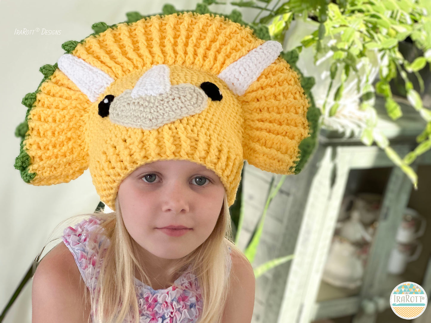 Zingy Dinosaur Hat Crochet Pattern