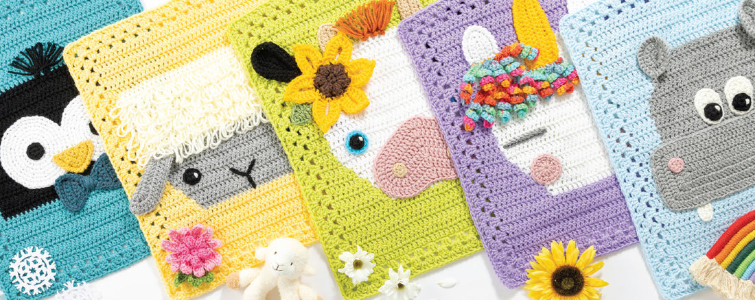 Introducing Crochet Animal Blankets And Blocks