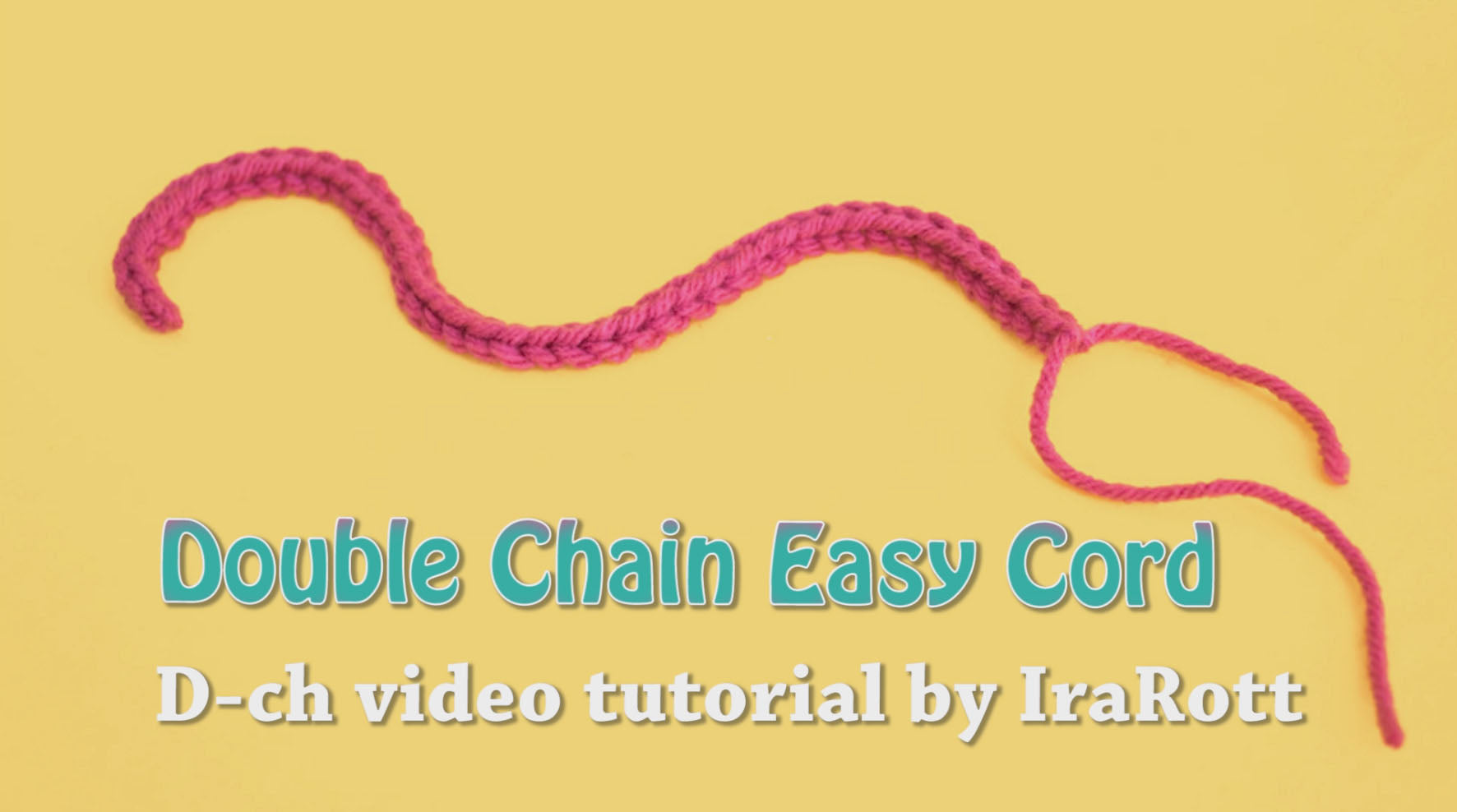 Double Chain Easy Cord Tutorial – IraRott Designs