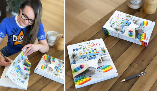 Jelly Roll Animal Quilts - A Guide to Cutting and Piecing 60° Shapes