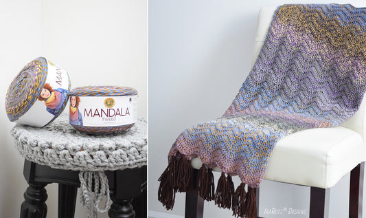 Lion Brand Mandala Tweed Yarn Review