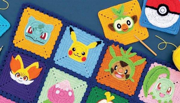 NEW Book Announcement - Pokémon Crochet Squares