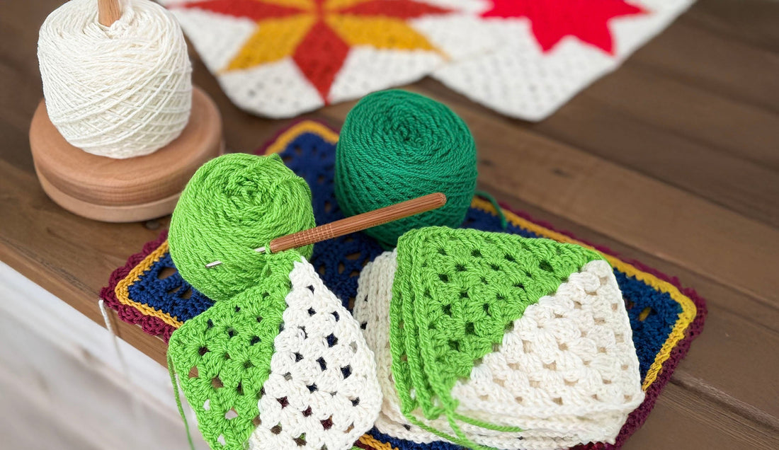 Two-Tone Granny Squares
