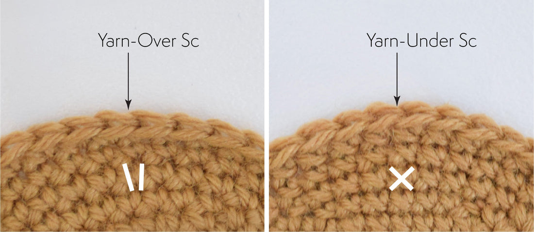 Single Crochet Showdown: Yarn Over vs Yarn Under – Which One Should You Use?