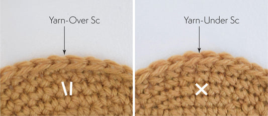 Single Crochet Showdown: Yarn Over vs Yarn Under