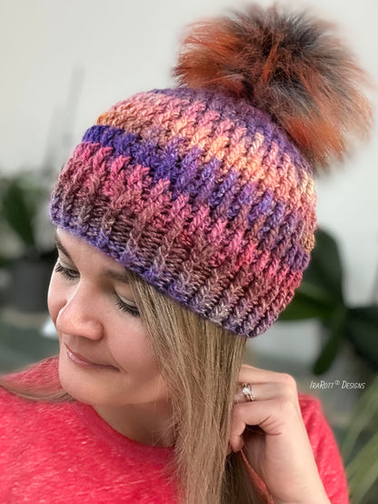 Alpine Beauty Textured Beanie Crochet Pattern
