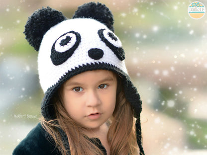 Amanda the Rock-n-Roll Panda Hat Crochet Pattern