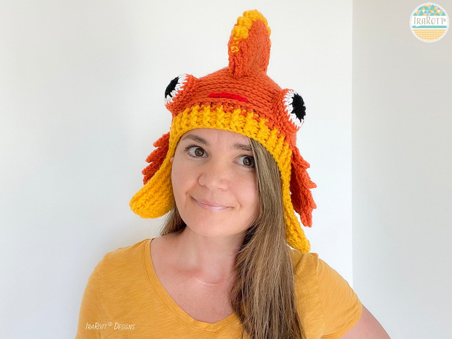 Amber The Fancy Goldfish Hat Crochet Pattern