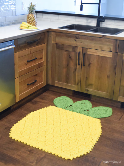 Ananas Comosus Pineapple Rug Crochet Pattern
