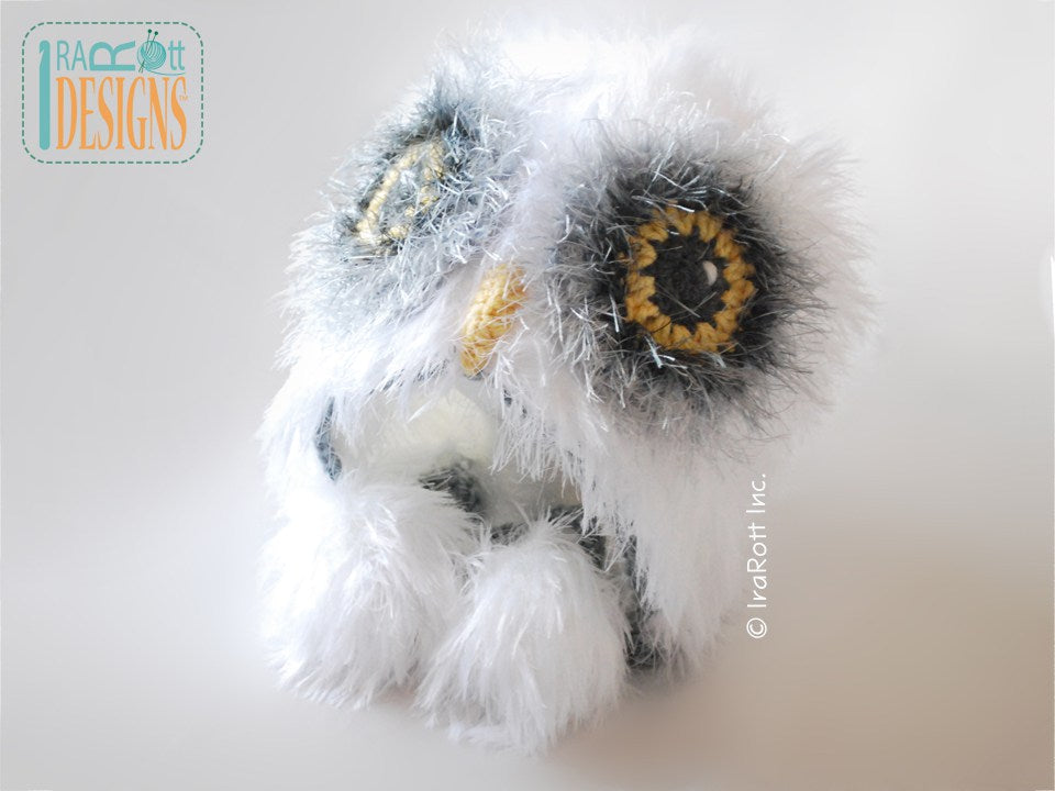 Arctic Snowy Owl Bonnet Crochet Pattern
