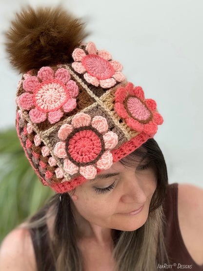 Awesome Blossom Hat Crochet Pattern