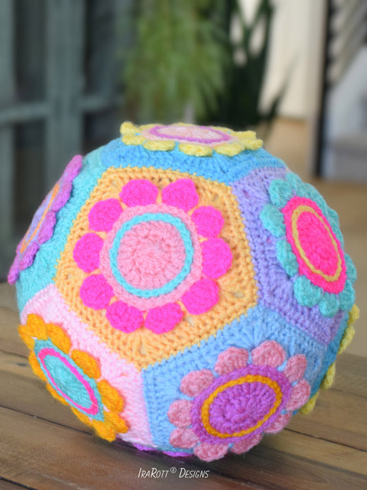 Awesome Blossom Play Ball Crochet Pattern