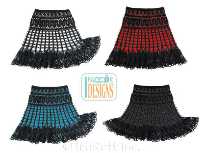 Bruges Crochet Lace Skirt Crochet Pattern